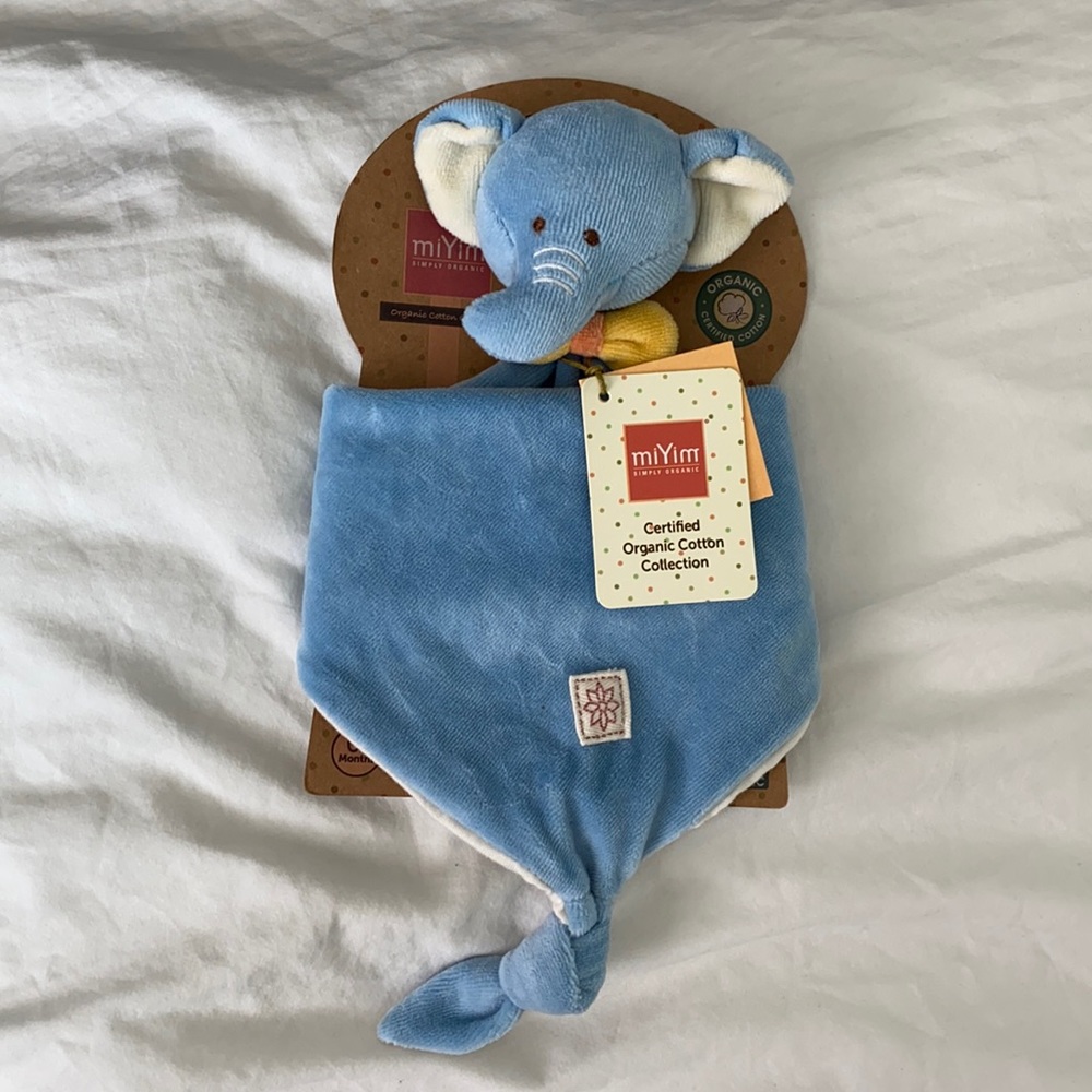 Miyim Organic Cotton Elephant Lovie